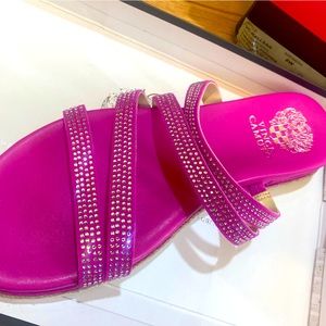 Vince Camuto VC-Rallsan Sandals Fireball Fuchsia 8W